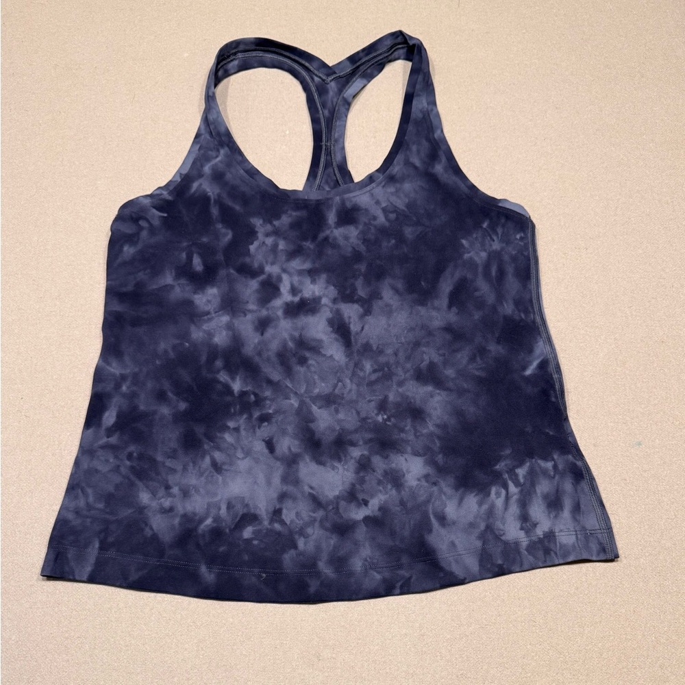 lululemon athletica Navy Tie-Dye Tank Top